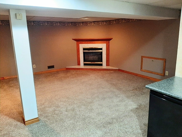 Basement Fireplace